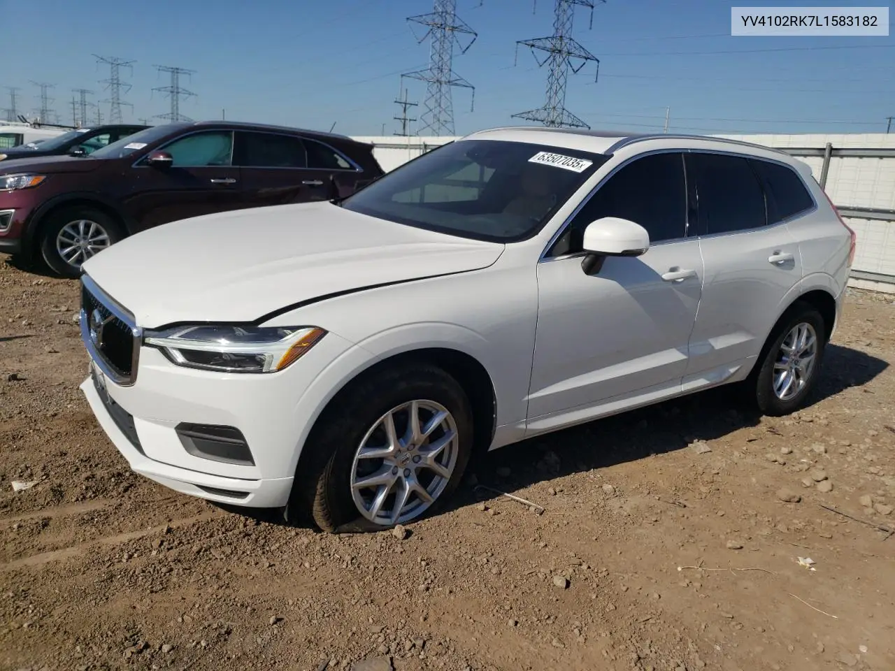 2020 Volvo Xc60 T5 Momentum VIN: YV4102RK7L1583182 Lot: 63507035