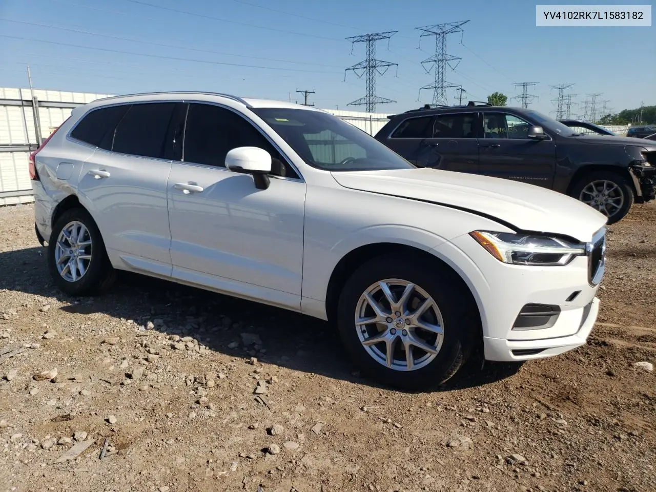 2020 Volvo Xc60 T5 Momentum VIN: YV4102RK7L1583182 Lot: 63507035