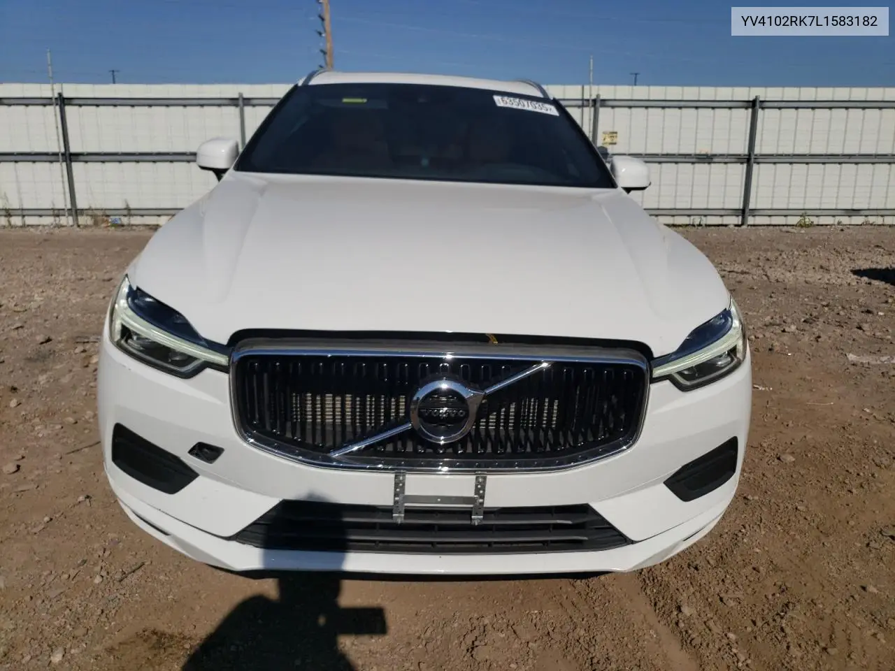 2020 Volvo Xc60 T5 Momentum VIN: YV4102RK7L1583182 Lot: 63507035