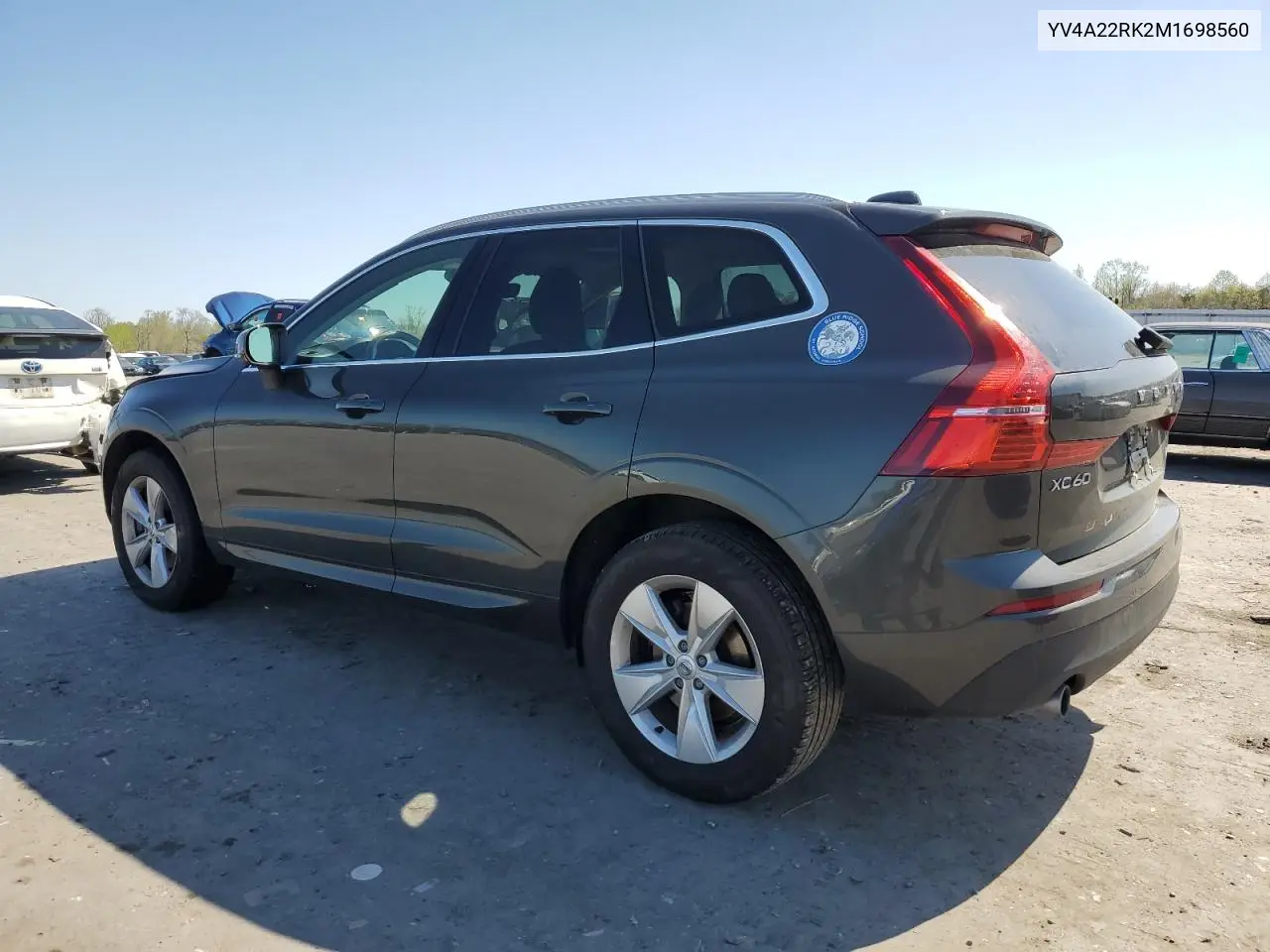 2021 Volvo Xc60 T6 Momentum VIN: YV4A22RK2M1698560 Lot: 52005415