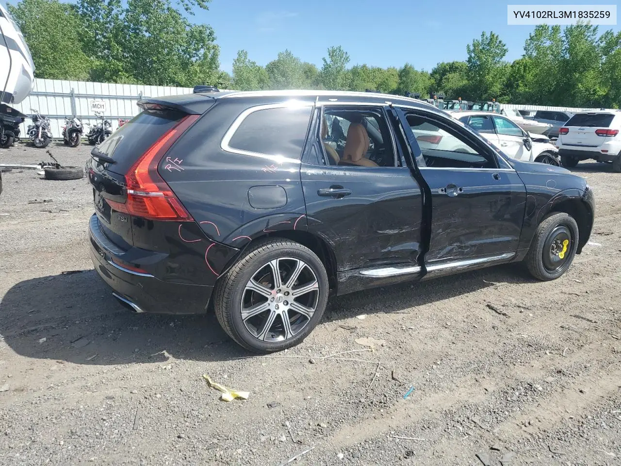 2021 Volvo Xc60 T5 Inscription VIN: YV4102RL3M1835259 Lot: 53636975