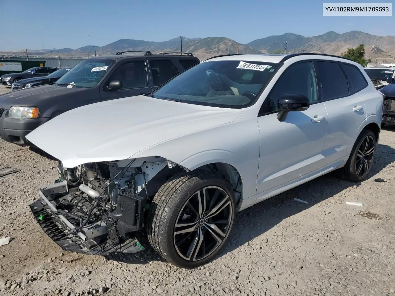 2021 Volvo Xc60 T5 R-Design VIN: YV4102RM9M1709593 Lot: 60031855
