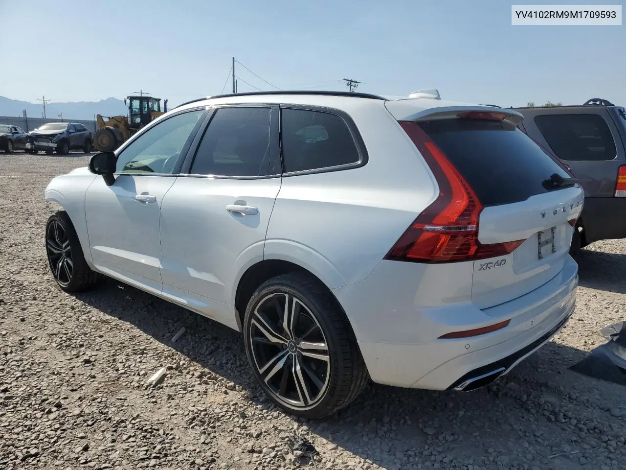 2021 Volvo Xc60 T5 R-Design VIN: YV4102RM9M1709593 Lot: 60031855