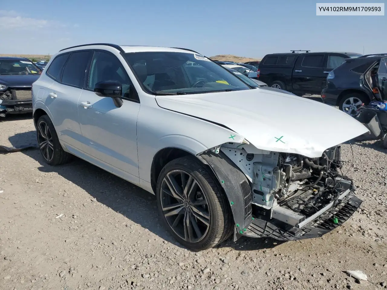 2021 Volvo Xc60 T5 R-Design VIN: YV4102RM9M1709593 Lot: 60031855