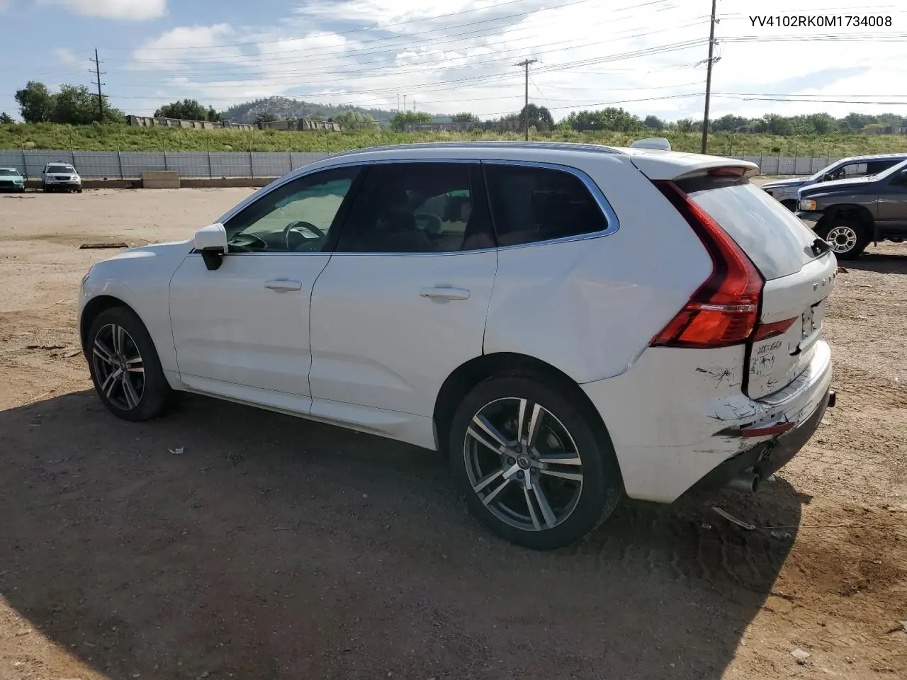 2021 Volvo Xc60 T5 Momentum VIN: YV4102RK0M1734008 Lot: 62036765