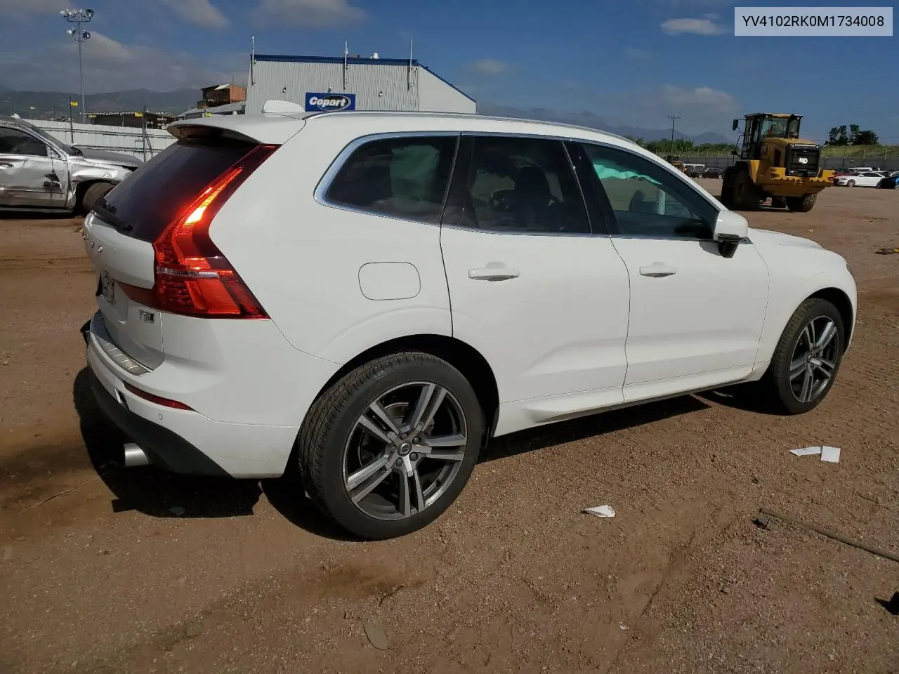 2021 Volvo Xc60 T5 Momentum VIN: YV4102RK0M1734008 Lot: 62036765