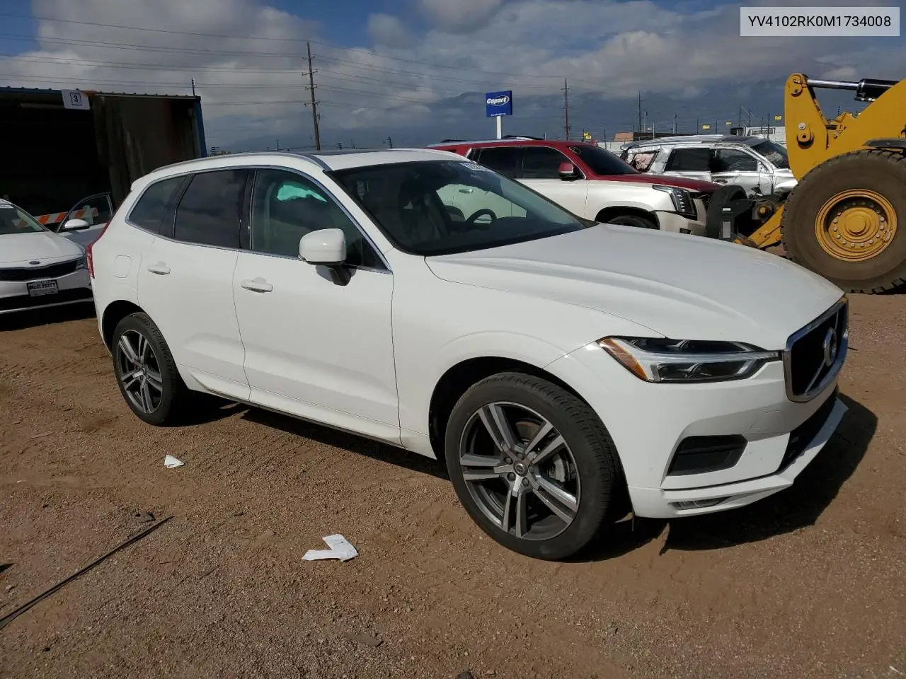 2021 Volvo Xc60 T5 Momentum VIN: YV4102RK0M1734008 Lot: 62036765