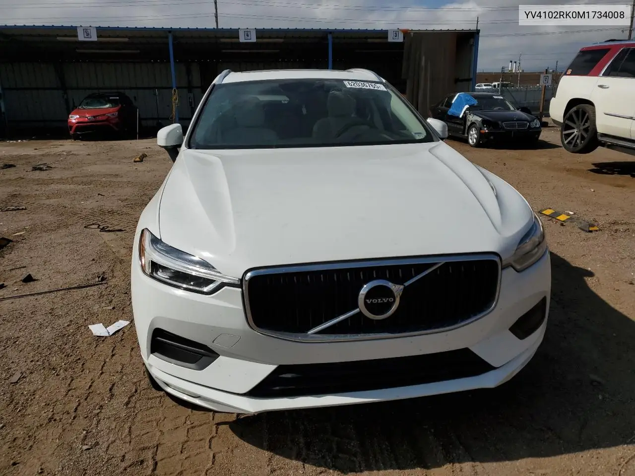 2021 Volvo Xc60 T5 Momentum VIN: YV4102RK0M1734008 Lot: 62036765