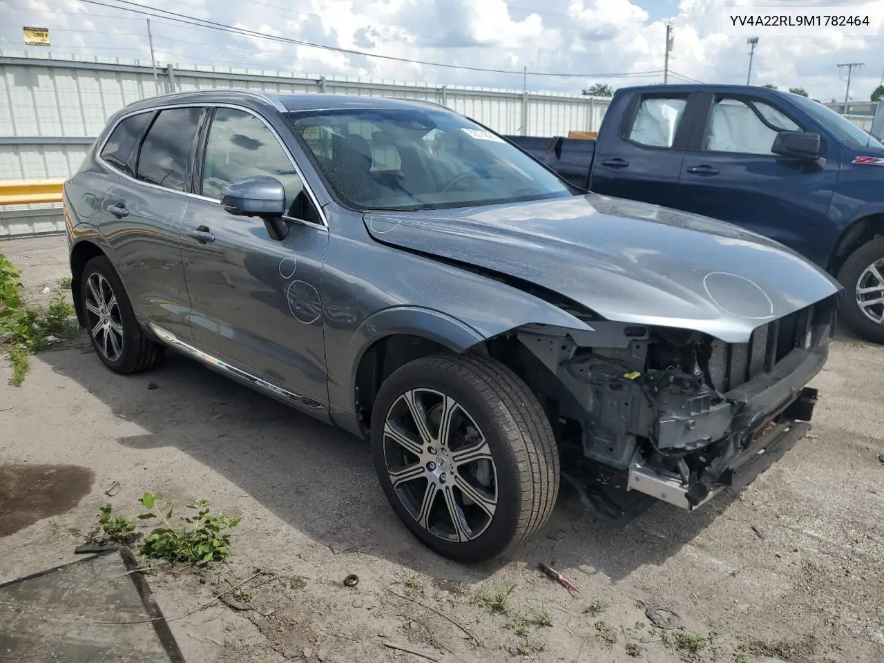 2021 Volvo Xc60 T6 Inscription VIN: YV4A22RL9M1782464 Lot: 62074395