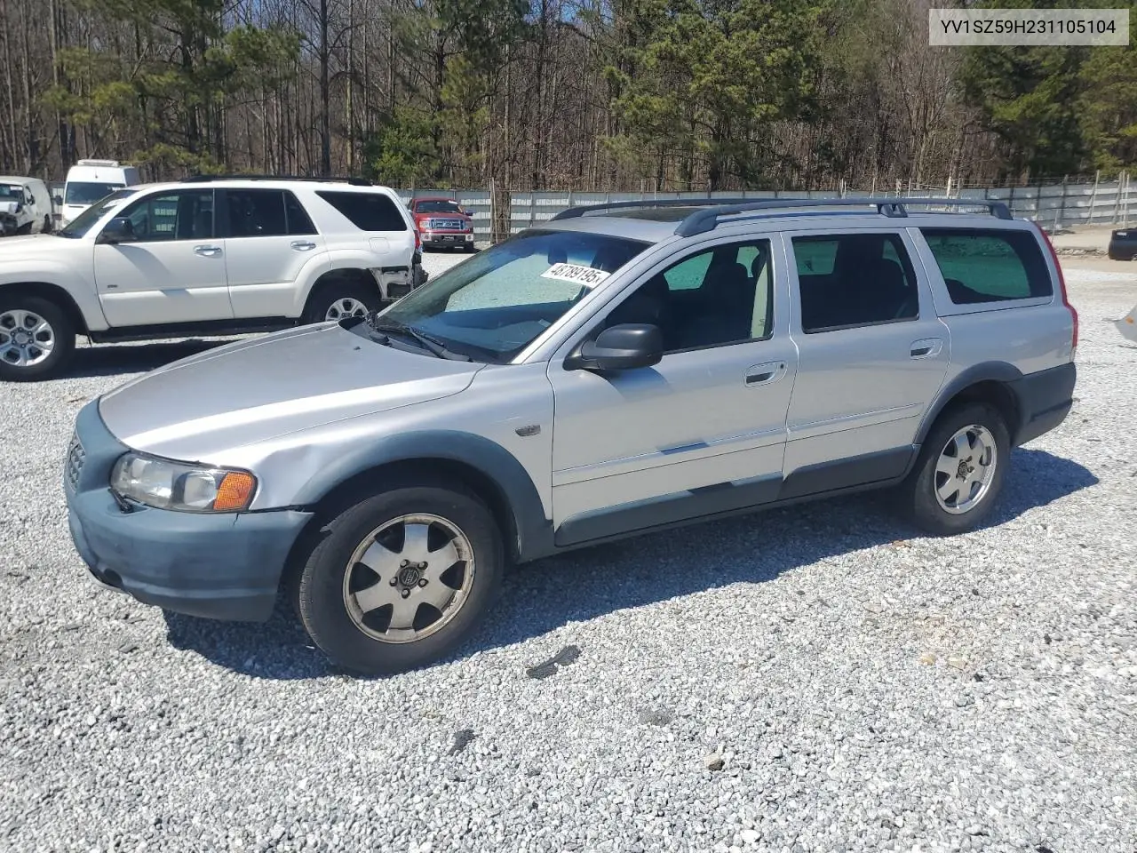 2003 Volvo Xc70 VIN: YV1SZ59H231105104 Lot: 48789195