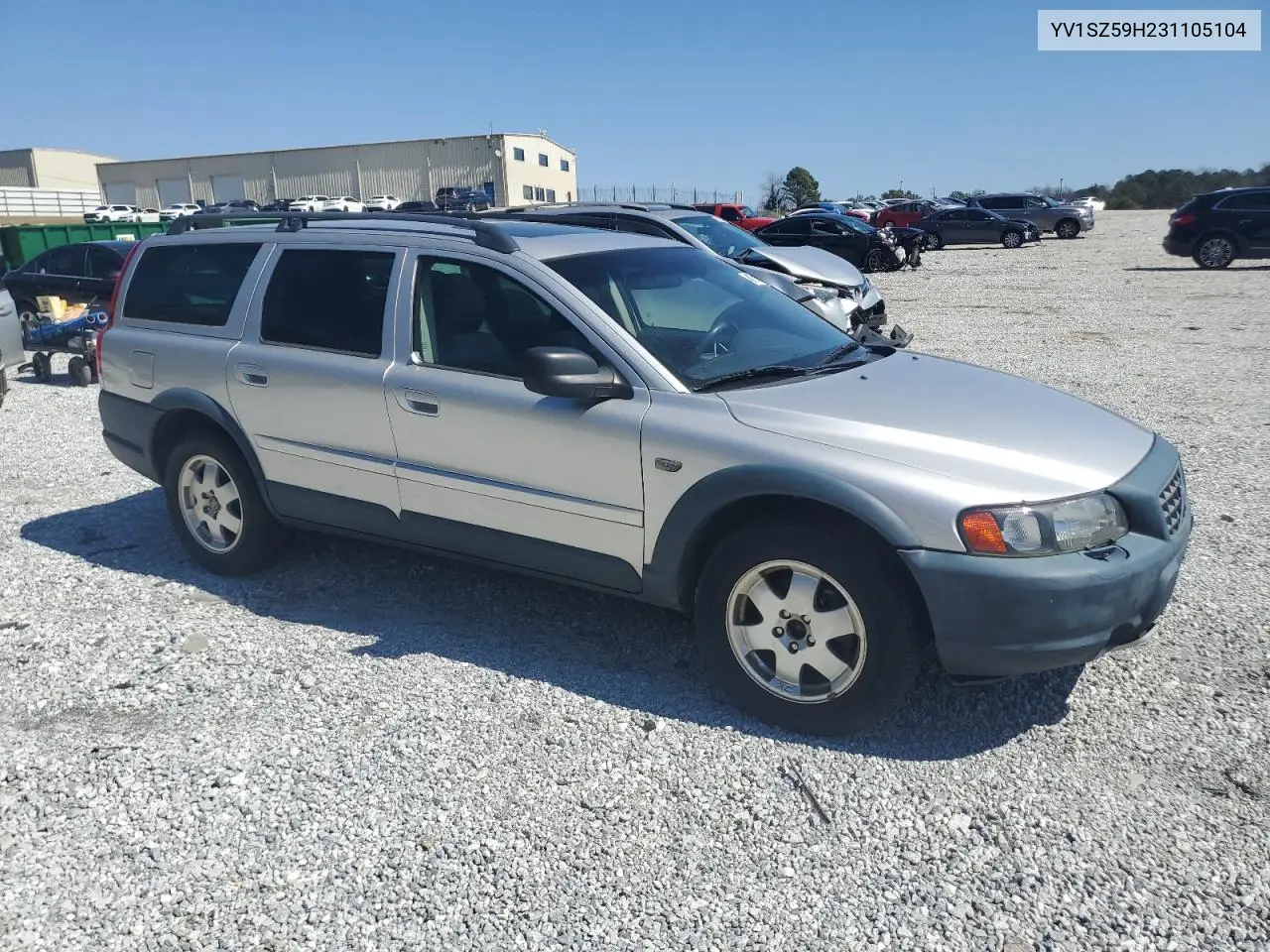 2003 Volvo Xc70 VIN: YV1SZ59H231105104 Lot: 48789195