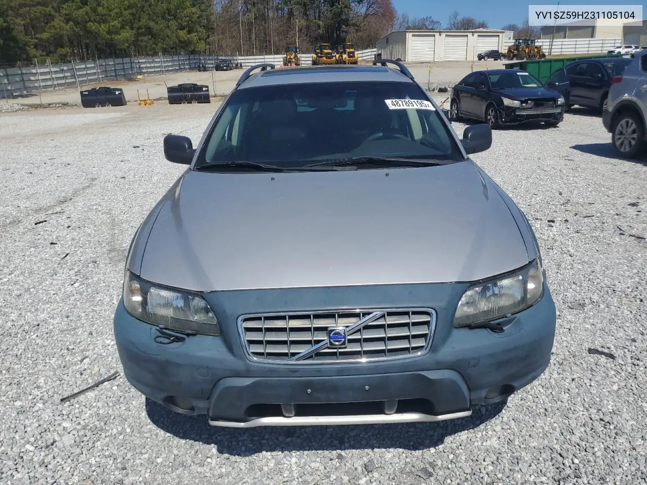 2003 Volvo Xc70 VIN: YV1SZ59H231105104 Lot: 48789195