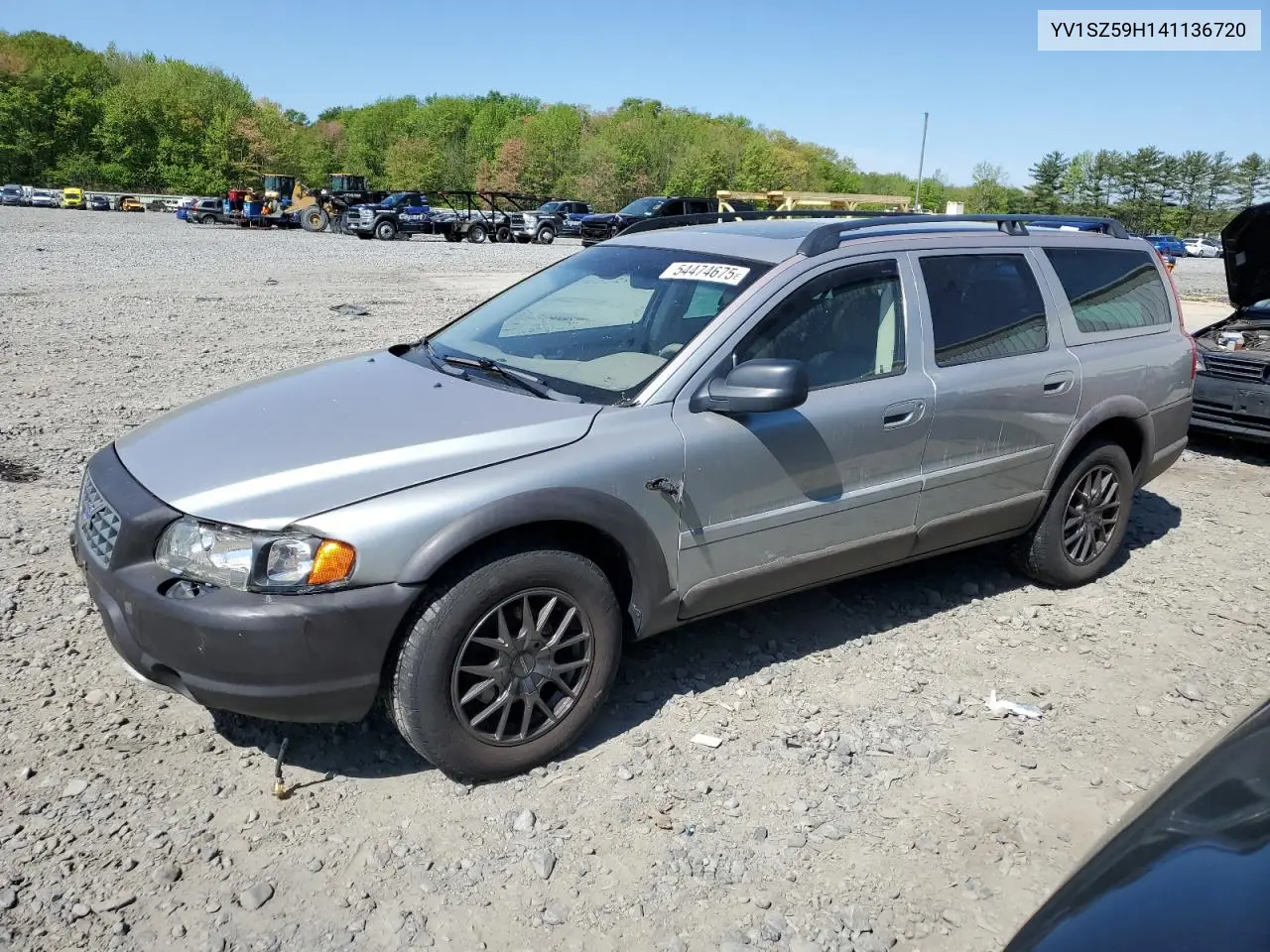 2004 Volvo Xc70 VIN: YV1SZ59H141136720 Lot: 54474675