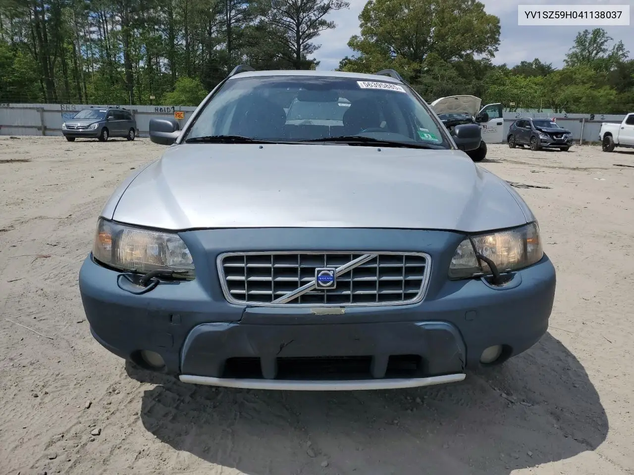 2004 Volvo Xc70 VIN: YV1SZ59H041138037 Lot: 56395885