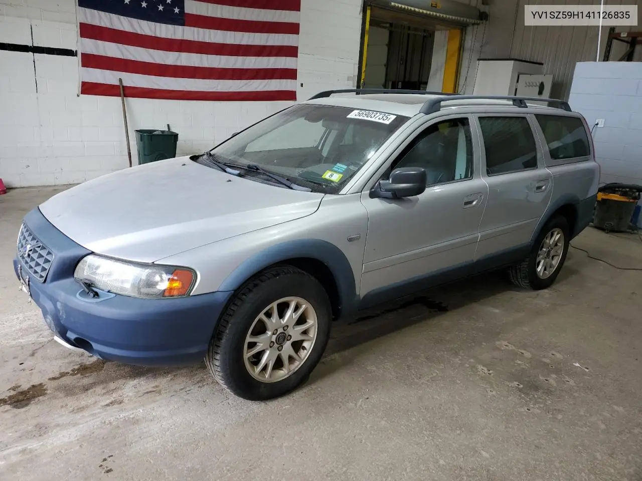 2004 Volvo Xc70 VIN: YV1SZ59H141126835 Lot: 56903735