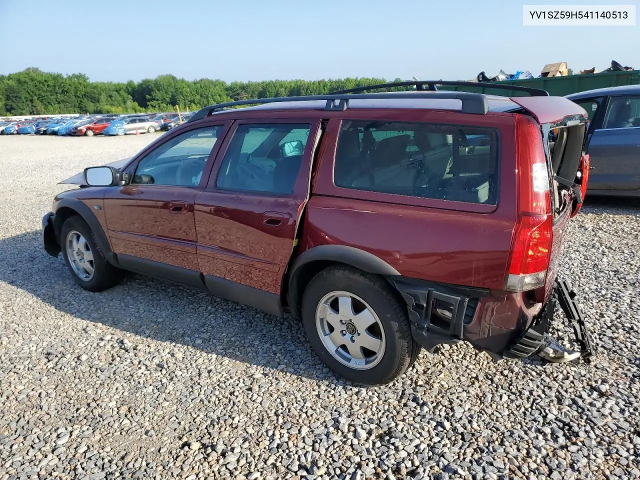 2004 Volvo Xc70 VIN: YV1SZ59H541140513 Lot: 60627355