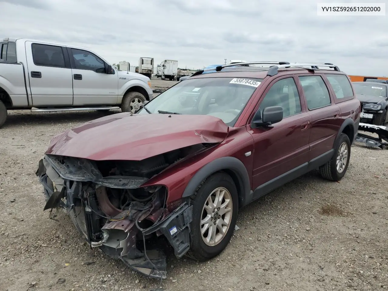 2005 Volvo Xc70 VIN: YV1SZ592651202000 Lot: 55878435