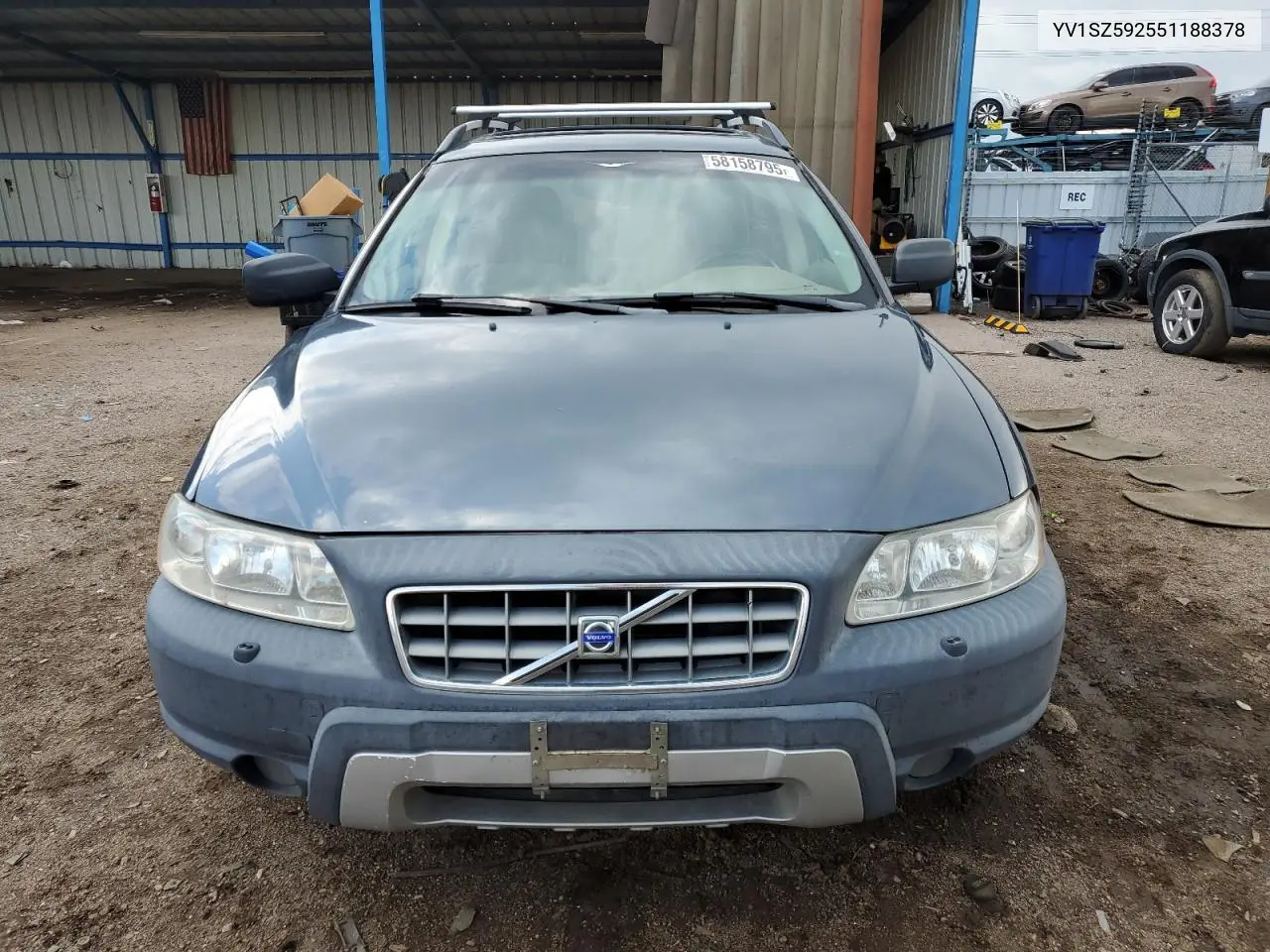 2005 Volvo Xc70 VIN: YV1SZ592551188378 Lot: 58158795