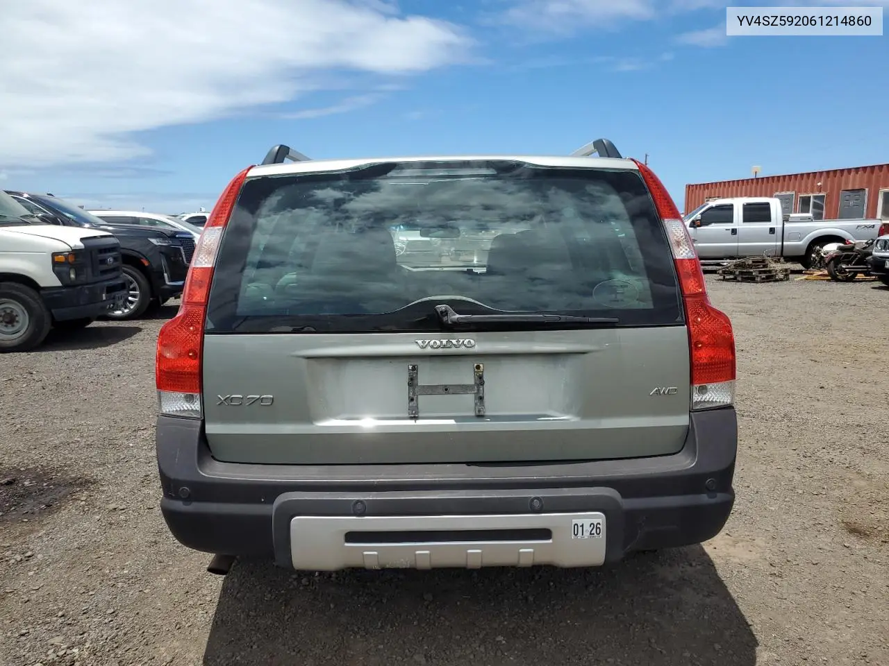 2006 Volvo Xc70 VIN: YV4SZ592061214860 Lot: 55818225