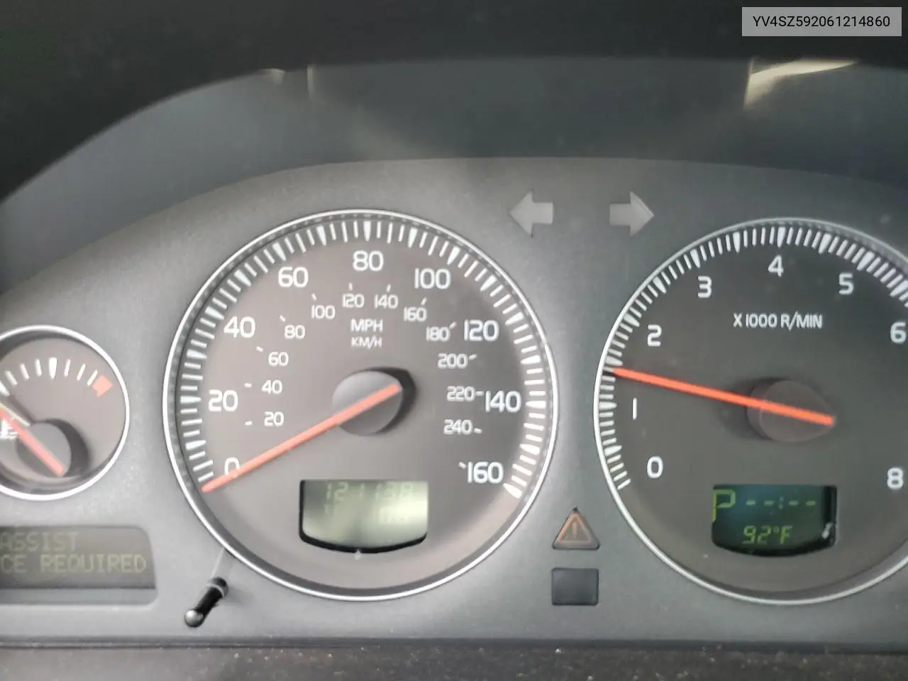 2006 Volvo Xc70 VIN: YV4SZ592061214860 Lot: 55818225