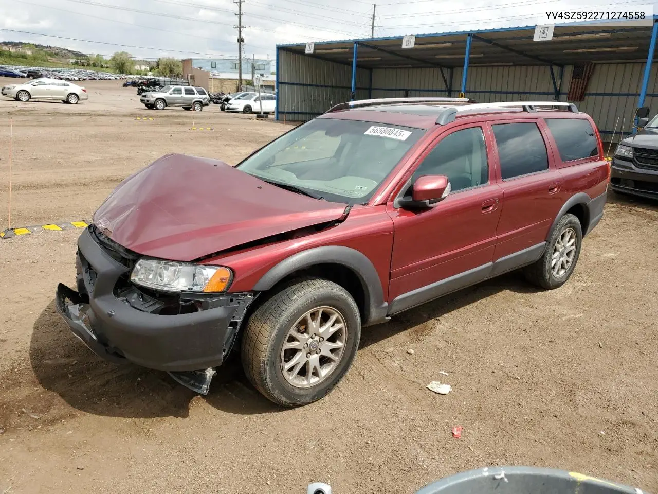 2007 Volvo Xc70 VIN: YV4SZ592271274558 Lot: 56580845