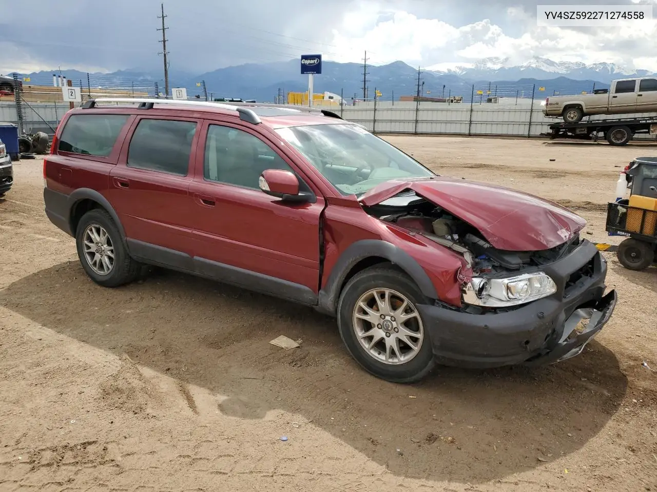 2007 Volvo Xc70 VIN: YV4SZ592271274558 Lot: 56580845