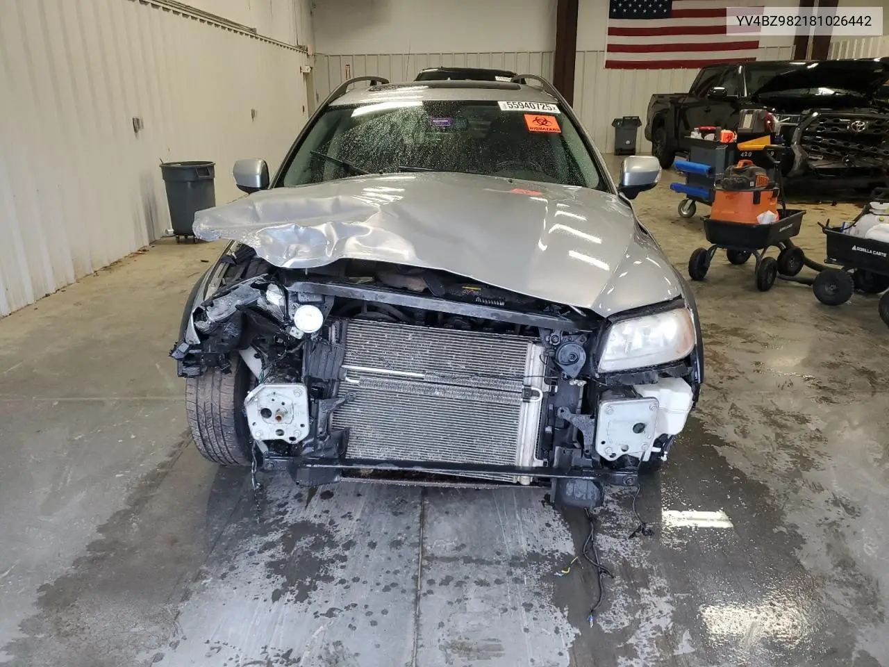 2008 Volvo Xc70 VIN: YV4BZ982181026442 Lot: 55940725
