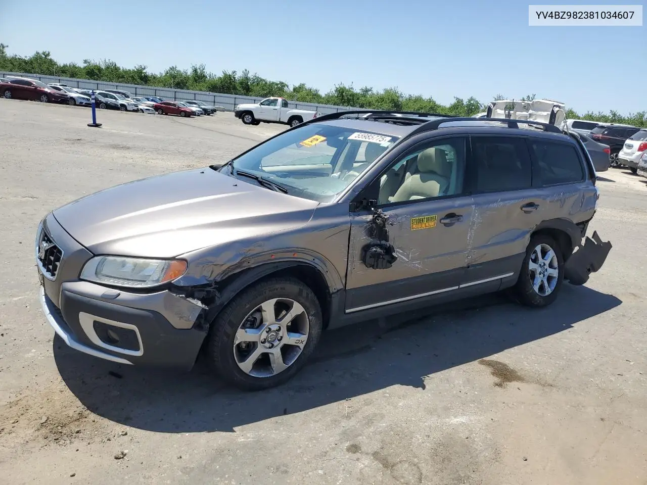 2008 Volvo Xc70 VIN: YV4BZ982381034607 Lot: 55985775