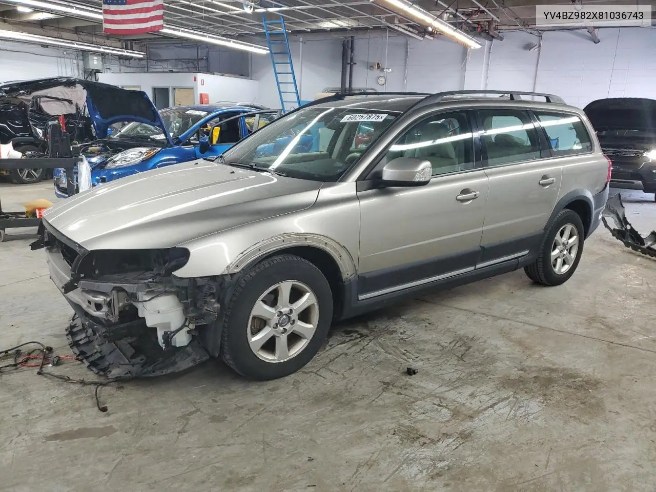 2008 Volvo Xc70 VIN: YV4BZ982X81036743 Lot: 60257875