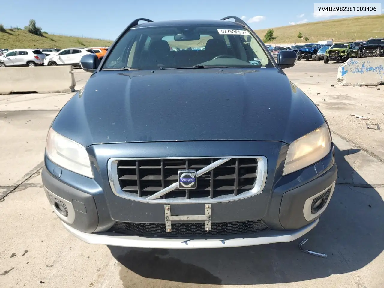 2008 Volvo Xc70 VIN: YV4BZ982381003406 Lot: 62759595