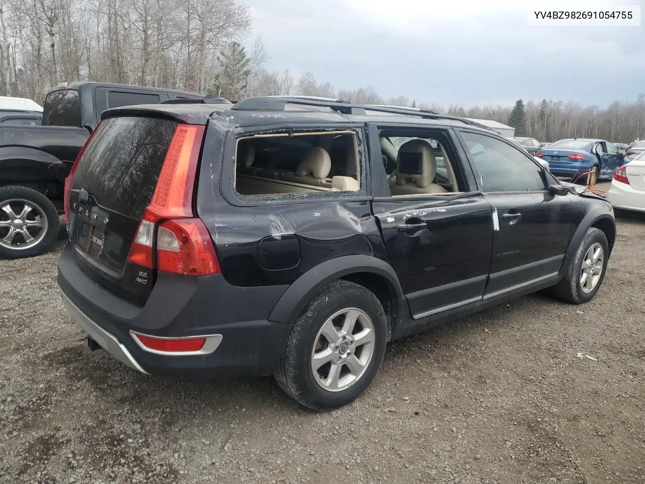 2009 Volvo Xc70 3.2 VIN: YV4BZ982691054755 Lot: 53638695