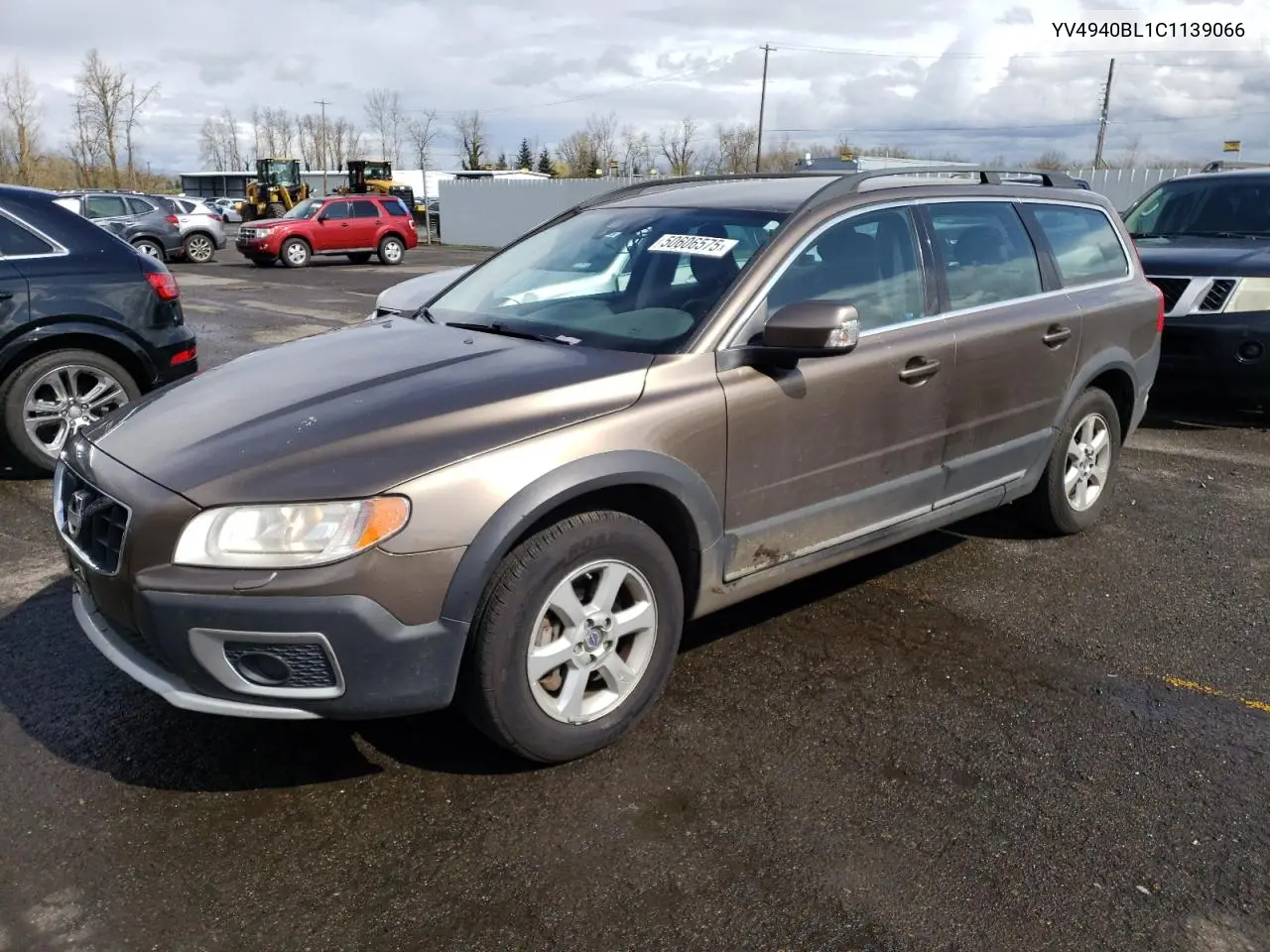 2012 Volvo Xc70 3.2 VIN: YV4940BL1C1139066 Lot: 50606575