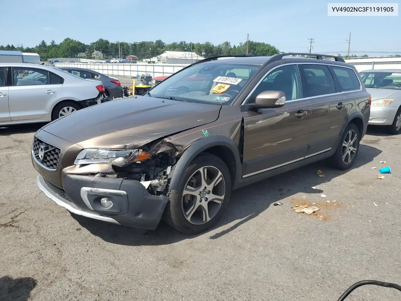 2015 Volvo Xc70 T6 Premier+ VIN: YV4902NC3F1191905 Lot: 61081125