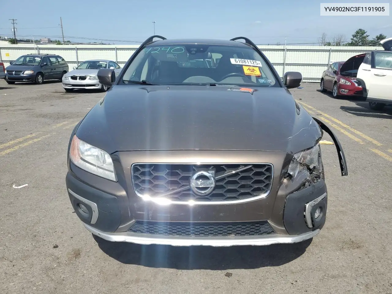 2015 Volvo Xc70 T6 Premier+ VIN: YV4902NC3F1191905 Lot: 61081125