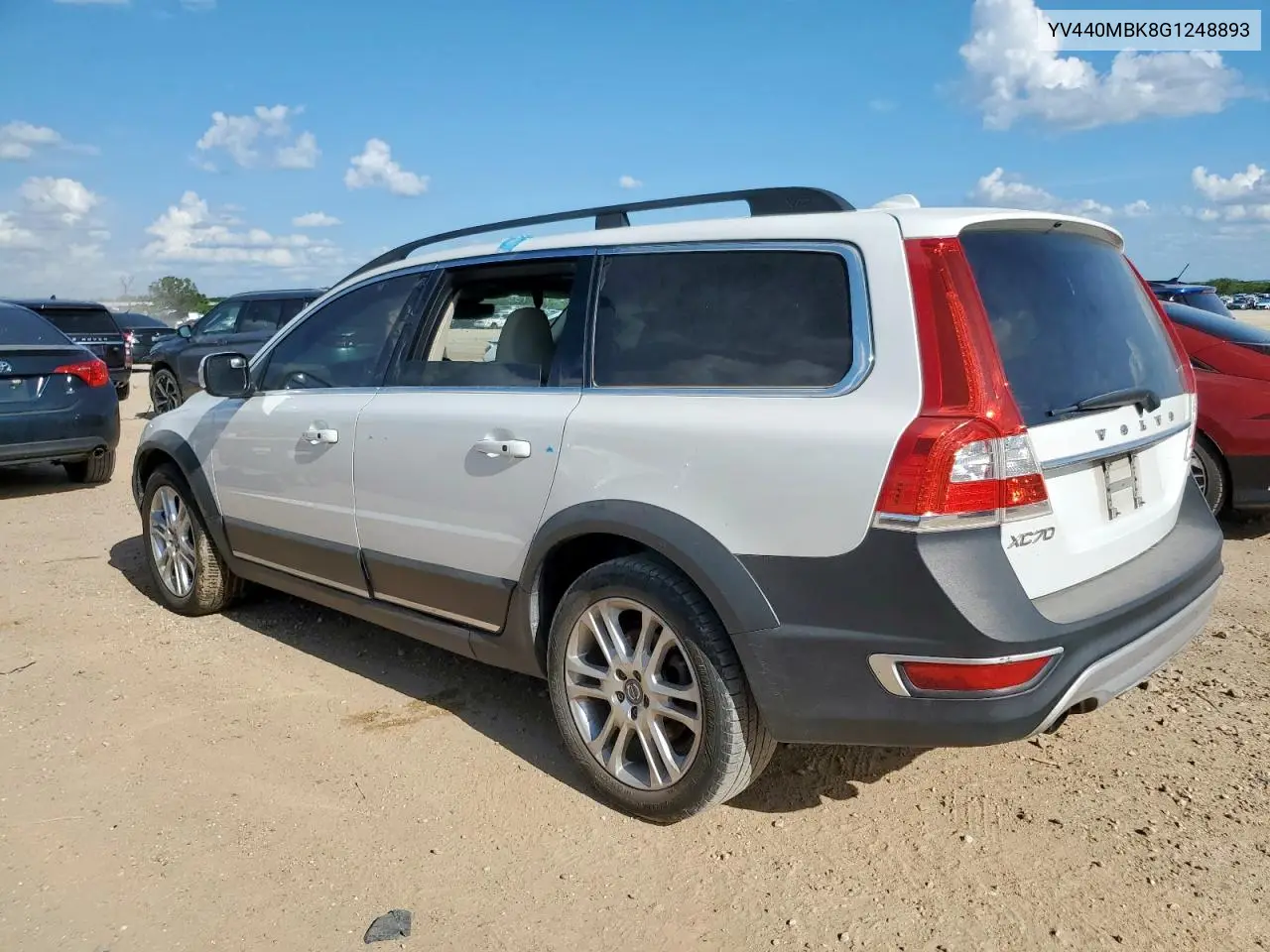 2016 Volvo Xc70 T5 Premier VIN: YV440MBK8G1248893 Lot: 62000905