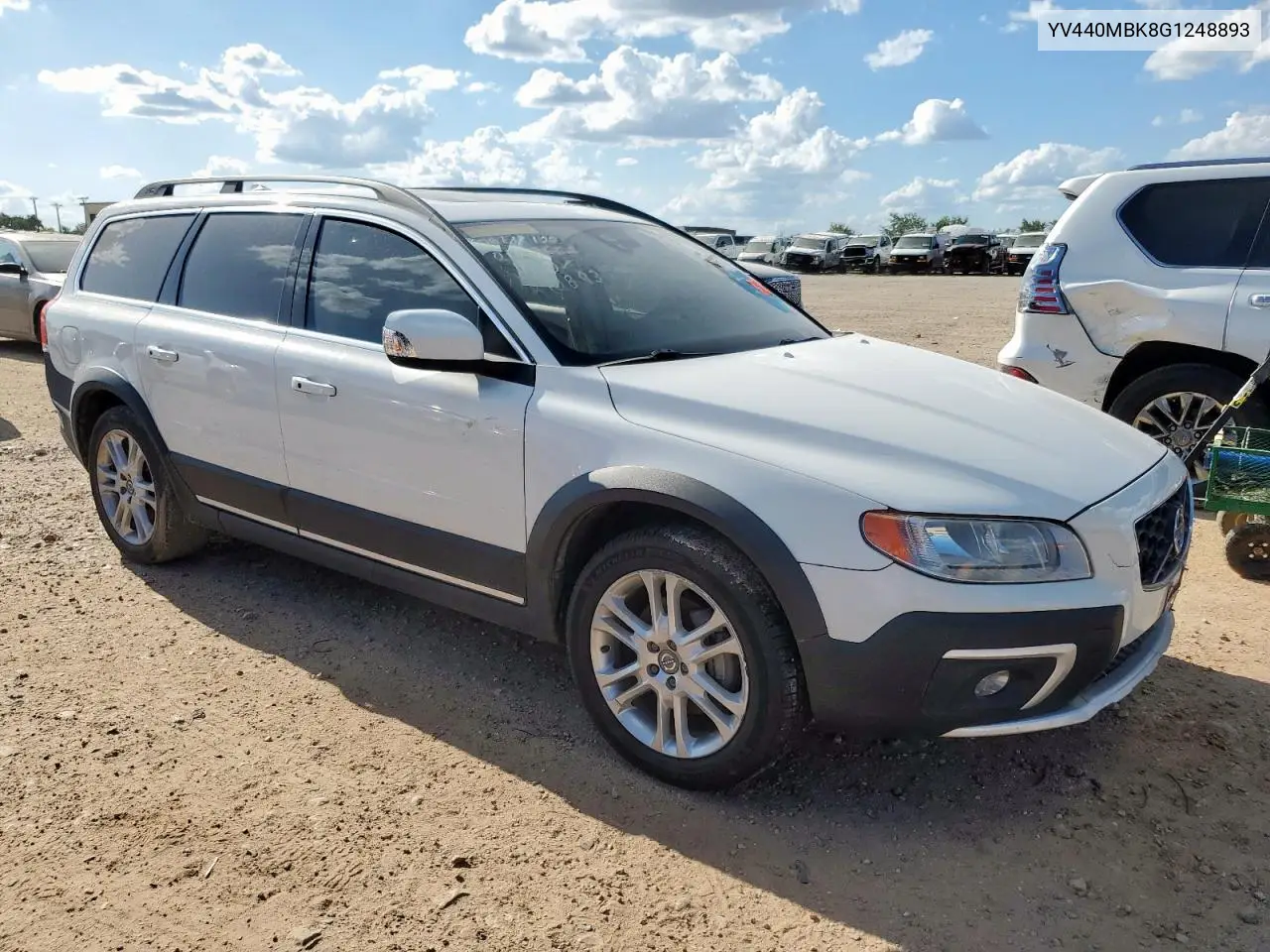 2016 Volvo Xc70 T5 Premier VIN: YV440MBK8G1248893 Lot: 62000905