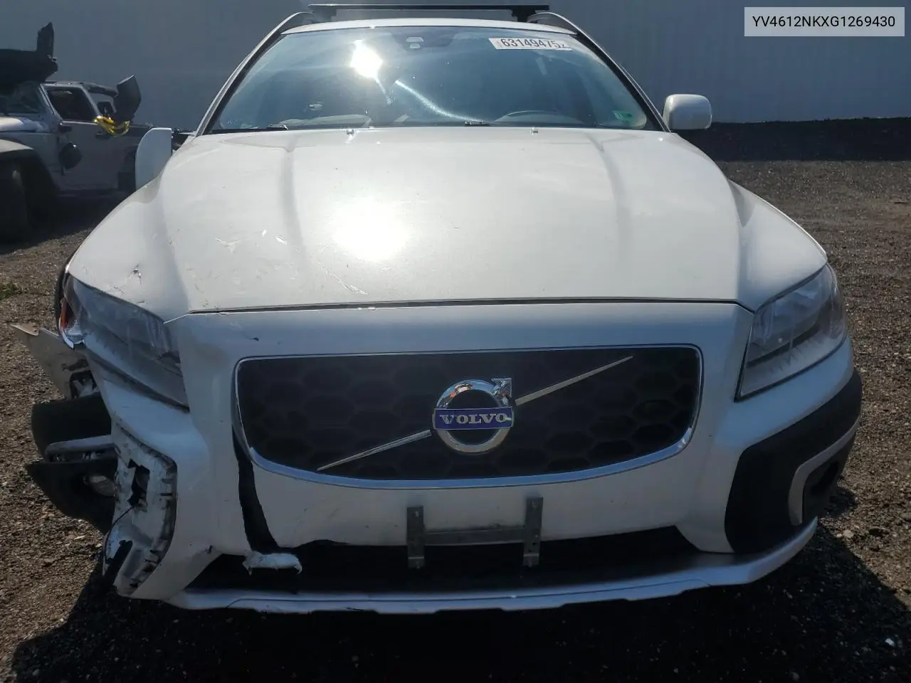 2016 Volvo Xc70 T5 Premier VIN: YV4612NKXG1269430 Lot: 63149475