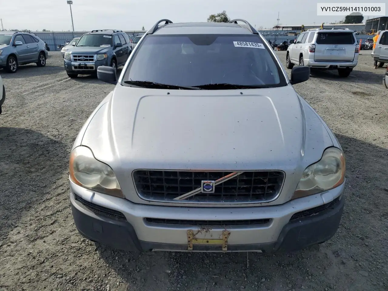 2004 Volvo Xc90 VIN: YV1CZ59H141101003 Lot: 48581435