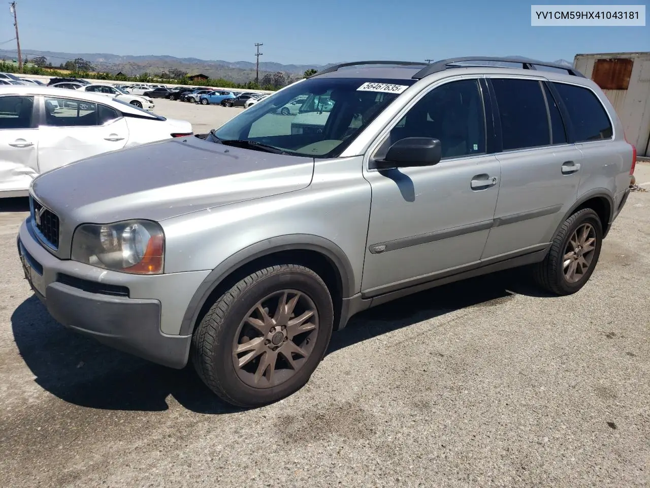 2004 Volvo Xc90 VIN: YV1CM59HX41043181 Lot: 56467635