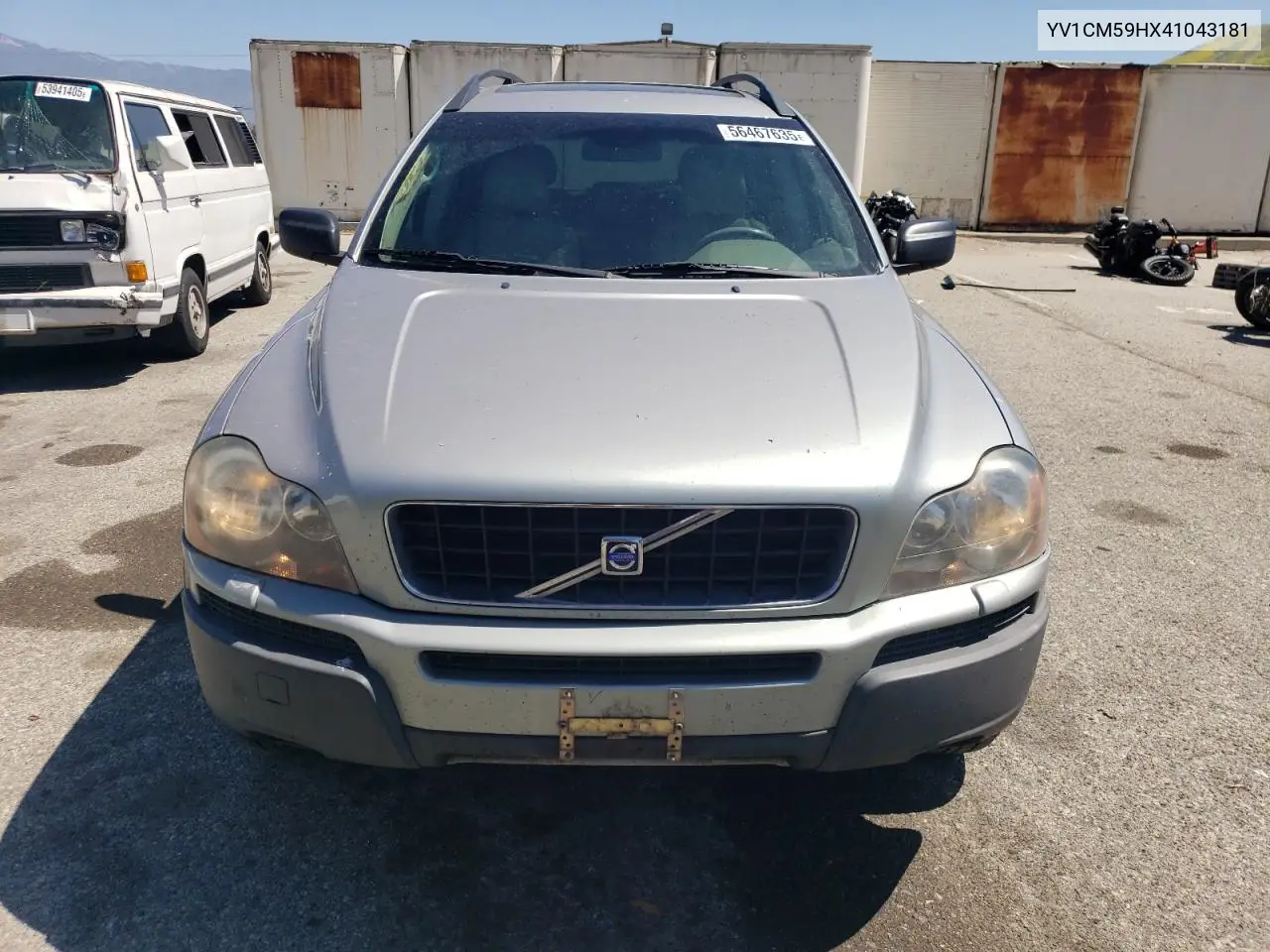 2004 Volvo Xc90 VIN: YV1CM59HX41043181 Lot: 56467635