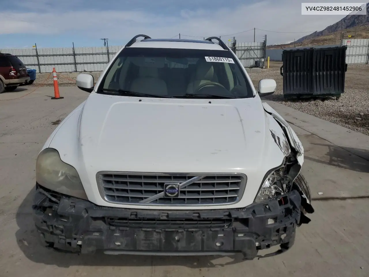 2008 Volvo Xc90 3.2 VIN: YV4CZ982481452906 Lot: 51860115