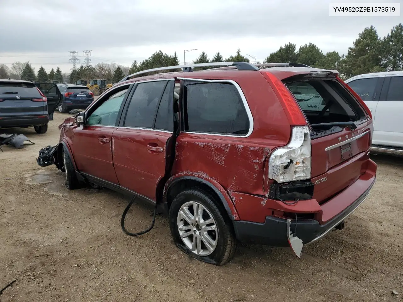 2011 Volvo Xc90 3.2 VIN: YV4952CZ9B1573519 Lot: 53546235