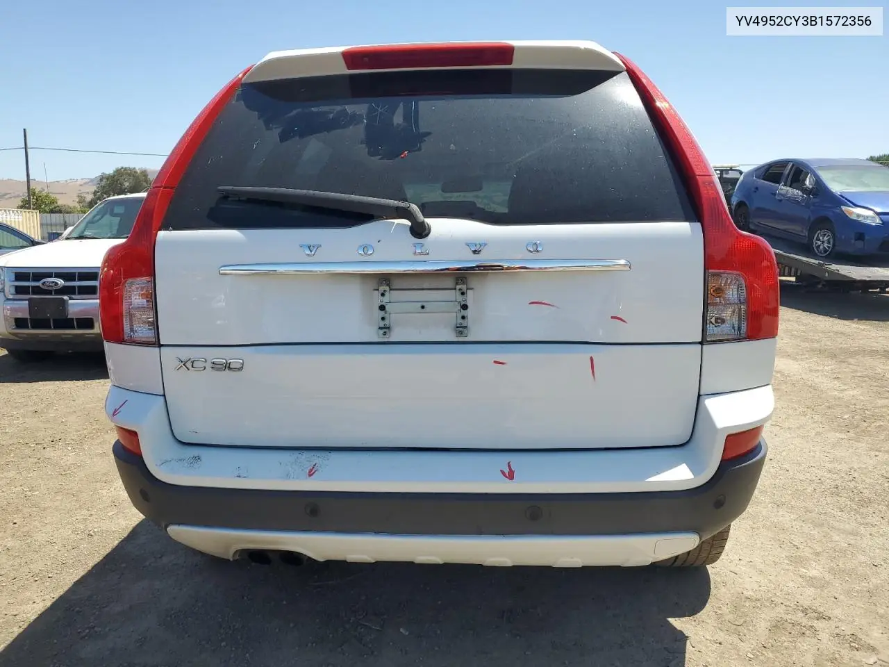 2011 Volvo Xc90 3.2 VIN: YV4952CY3B1572356 Lot: 62717985