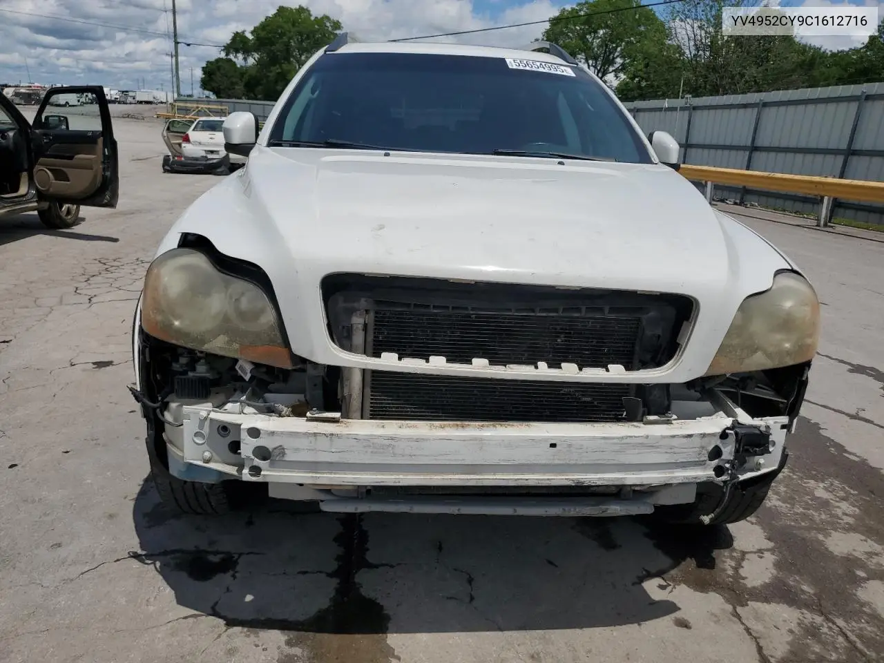 2012 Volvo Xc90 3.2 VIN: YV4952CY9C1612716 Lot: 55654995