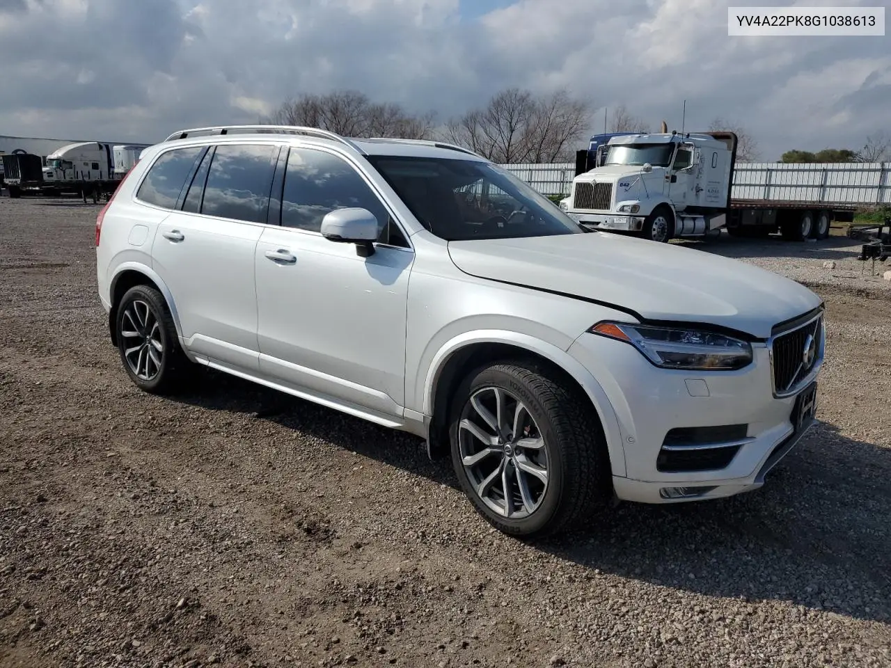 2016 Volvo Xc90 T6 VIN: YV4A22PK8G1038613 Lot: 43640405
