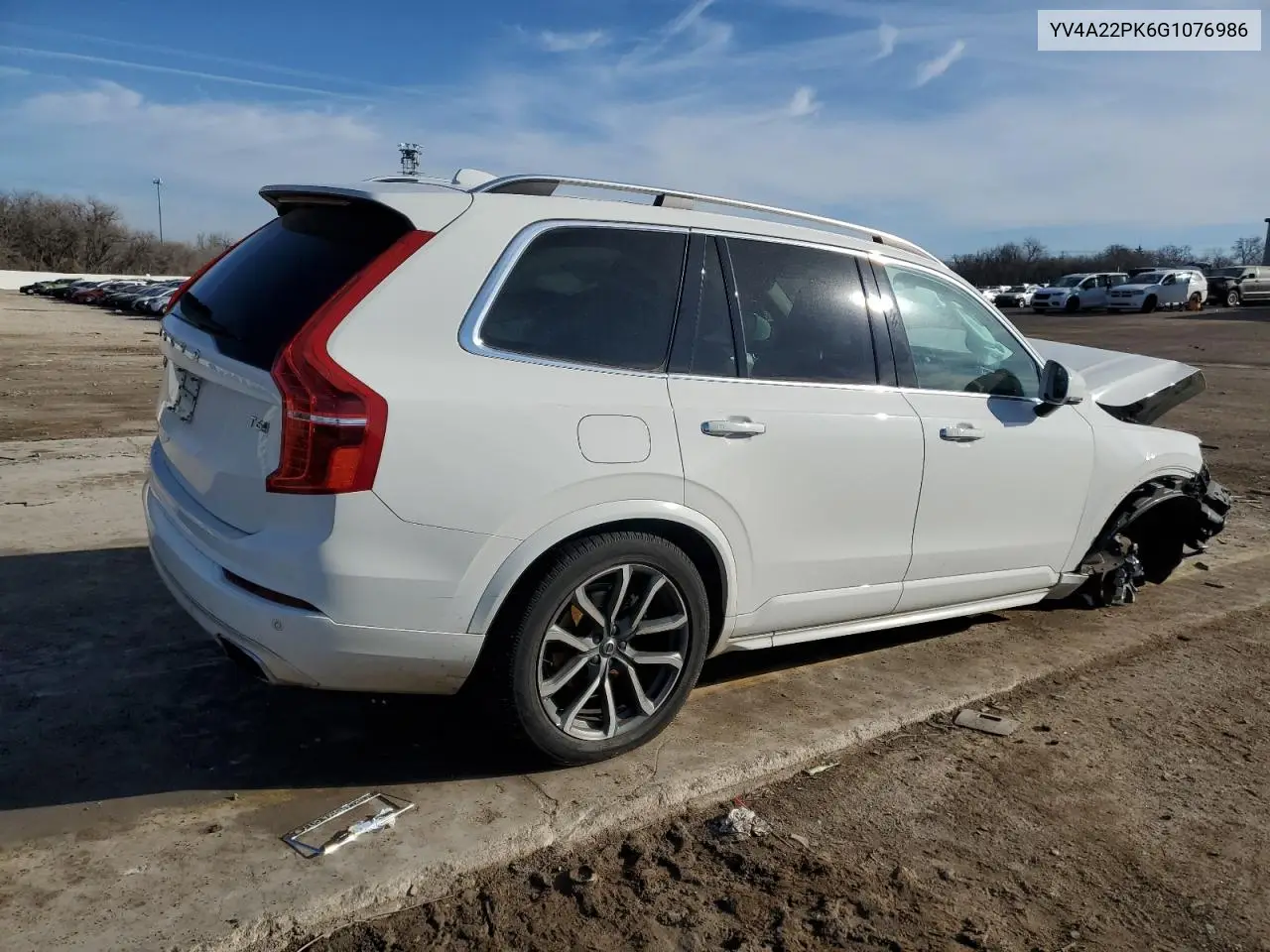 2016 Volvo Xc90 T6 VIN: YV4A22PK6G1076986 Lot: 46224615