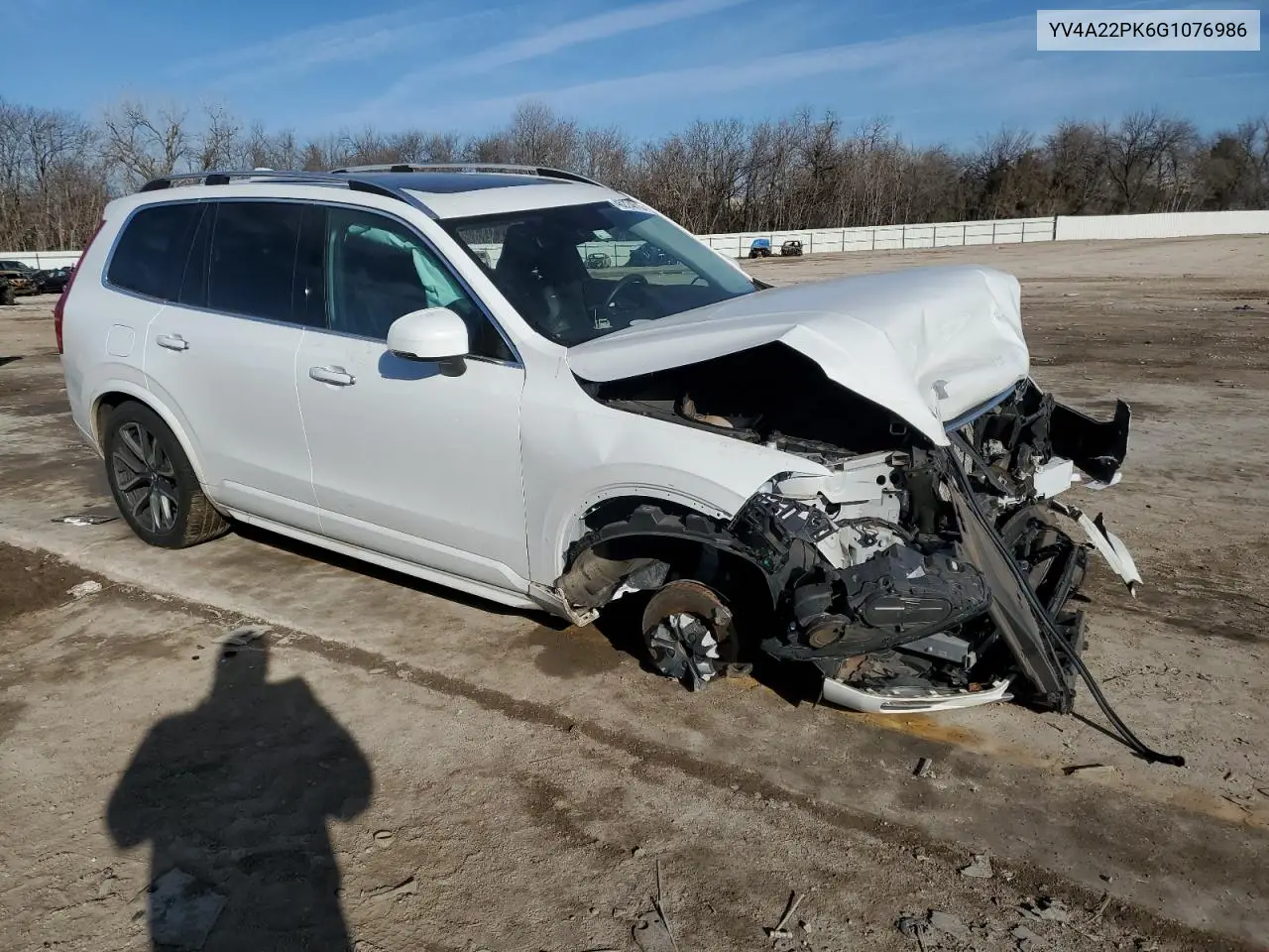2016 Volvo Xc90 T6 VIN: YV4A22PK6G1076986 Lot: 46224615