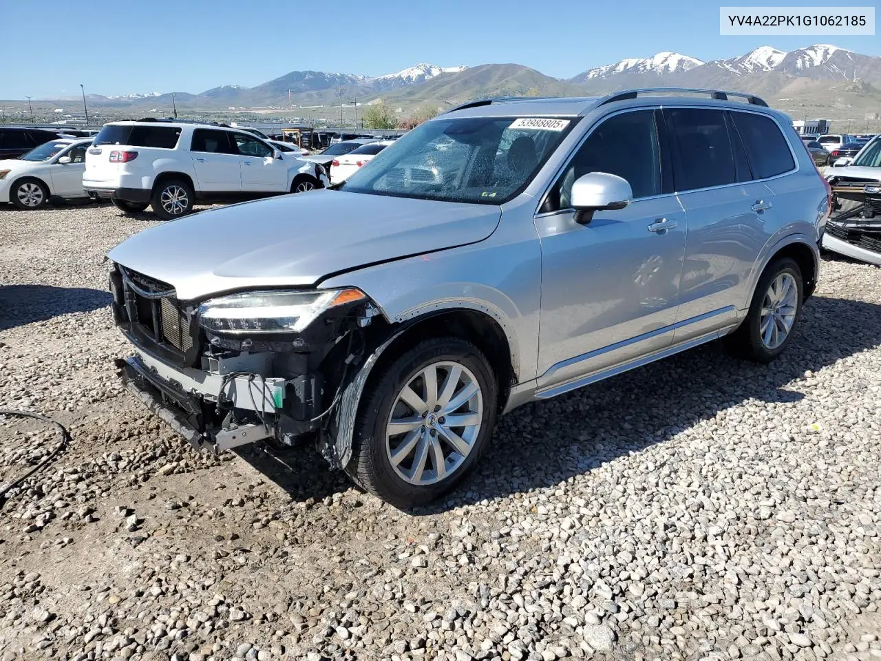 2016 Volvo Xc90 T6 VIN: YV4A22PK1G1062185 Lot: 53988805