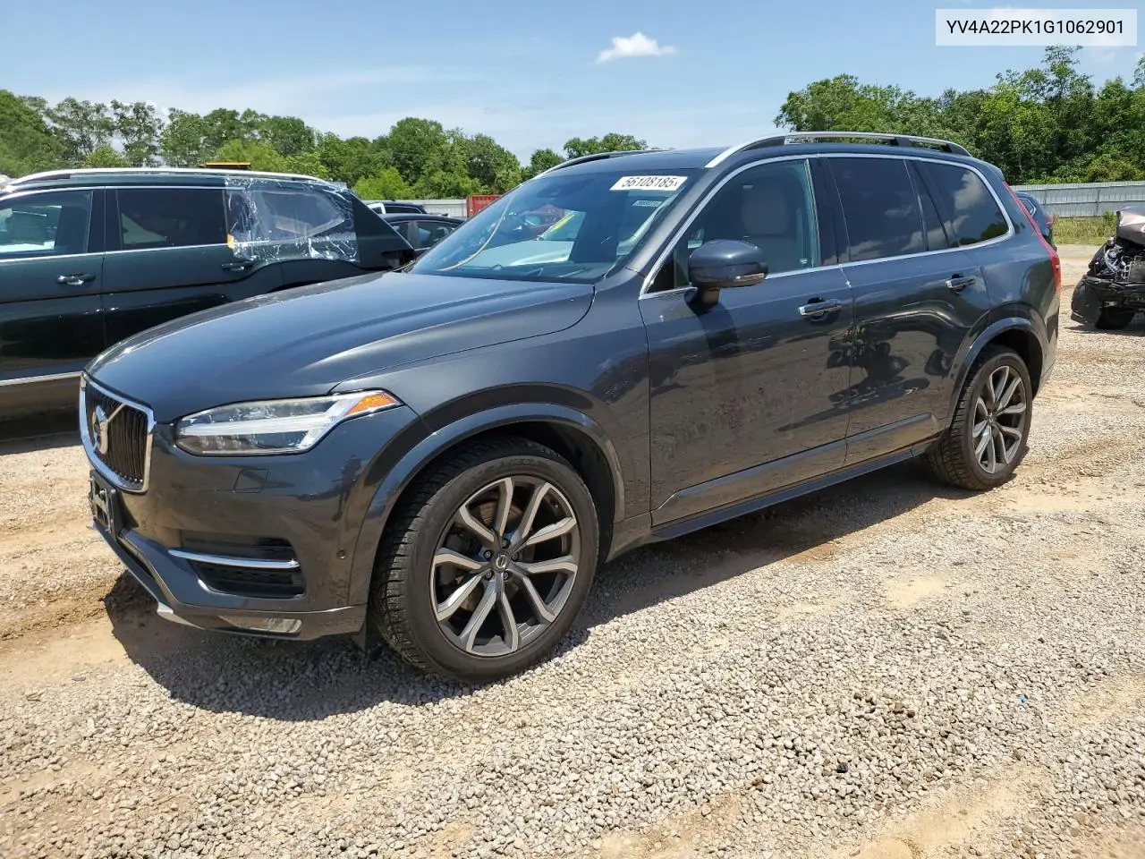 2016 Volvo Xc90 T6 VIN: YV4A22PK1G1062901 Lot: 56108185