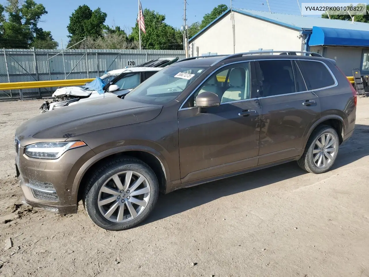 2016 Volvo Xc90 T6 VIN: YV4A22PK0G1070827 Lot: 56621275